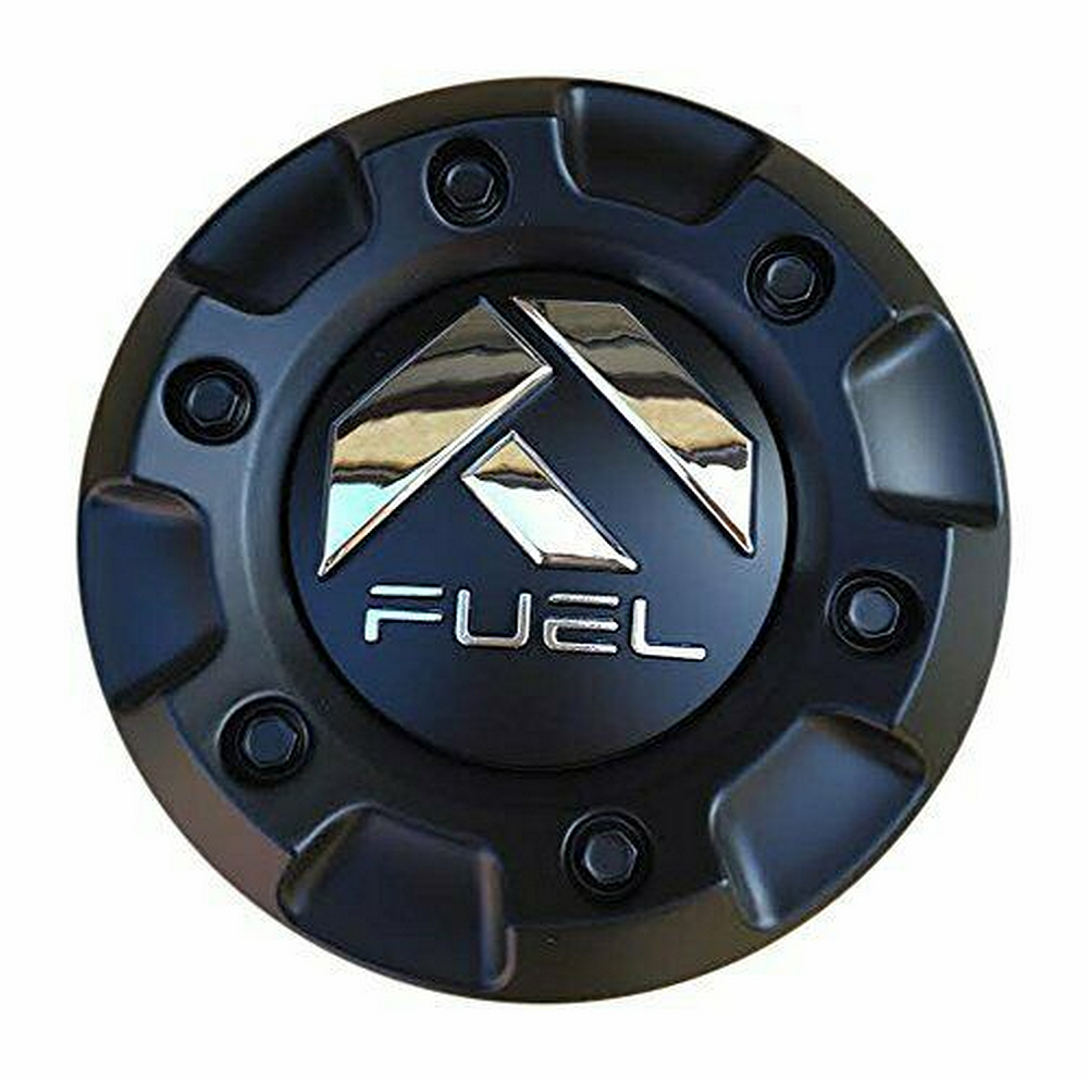 Fuel 1PC FUEL-TOP SECTION OF Center Cap-MT-Black/Chrome LOGO - 1001-58CEN-B product image