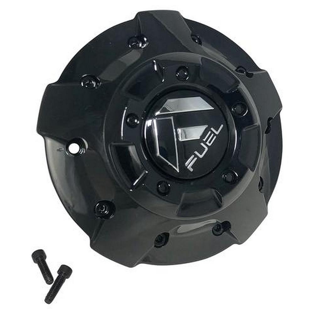 Fuel 1PC FUEL FIVE LEG COVER Center Cap-GL-Black/Black RIV - 1003-81GBR product image