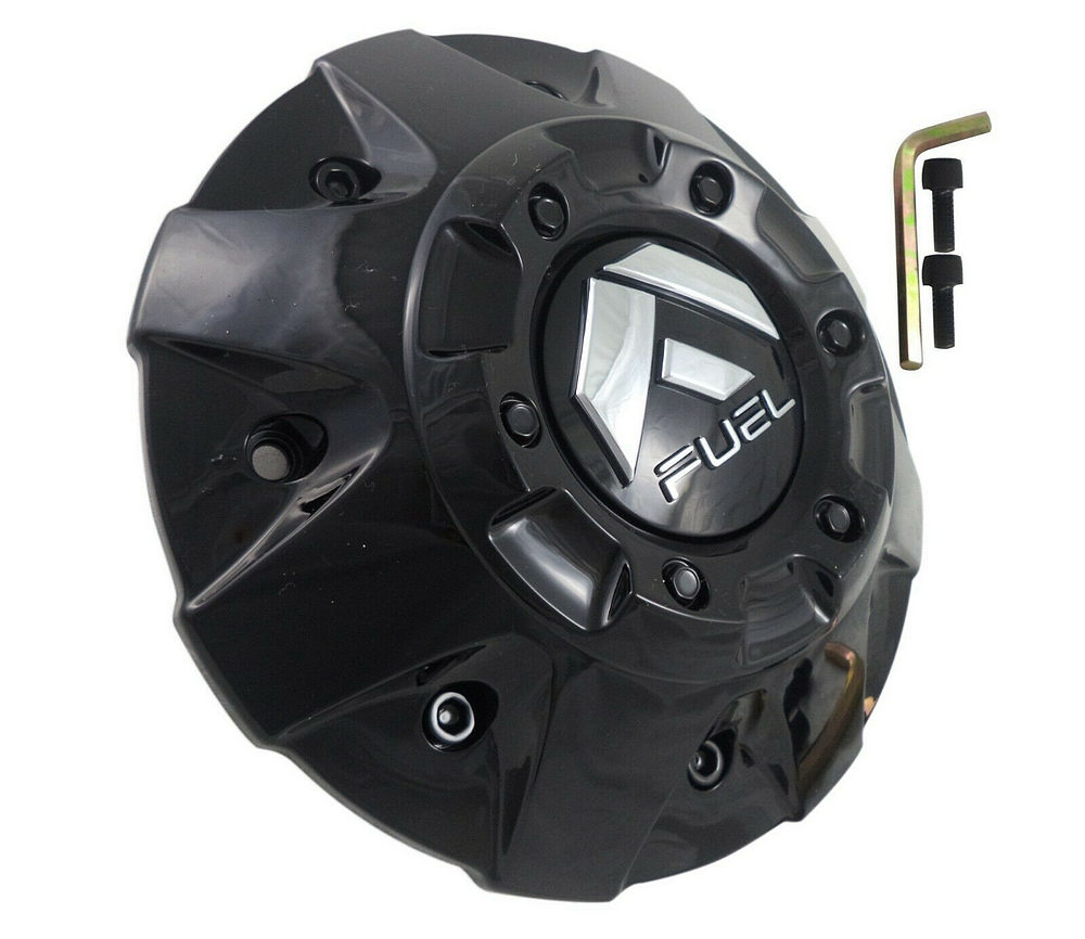Fuel 1PC FUEL EIGHT BAR COVER Center Cap-GL-Black/Black RIV - 1003-84GBR product image