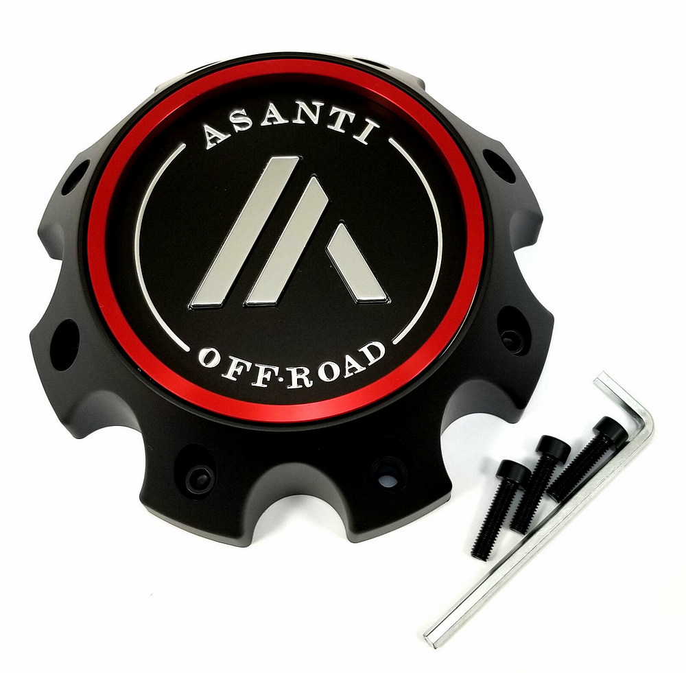 Asanti Off Road ASA OFR Center Cap 8X170 H52 - SATIN Black - 130L1708SB-H52 product image