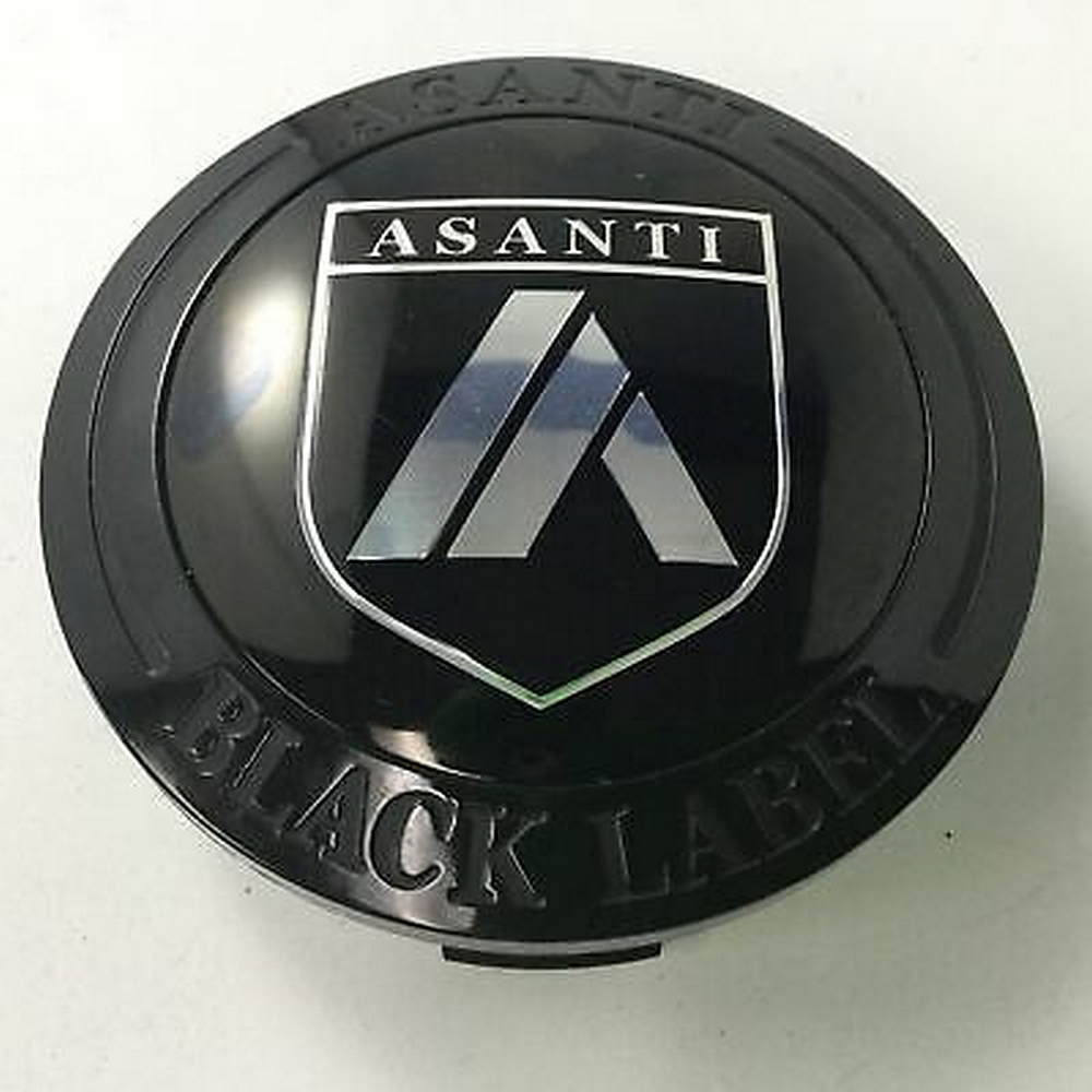 Asanti Black AB Center Cap SNAP IN (Gloss Black/Chrome) OD 78.3 ID 72 - 1534S01 product image