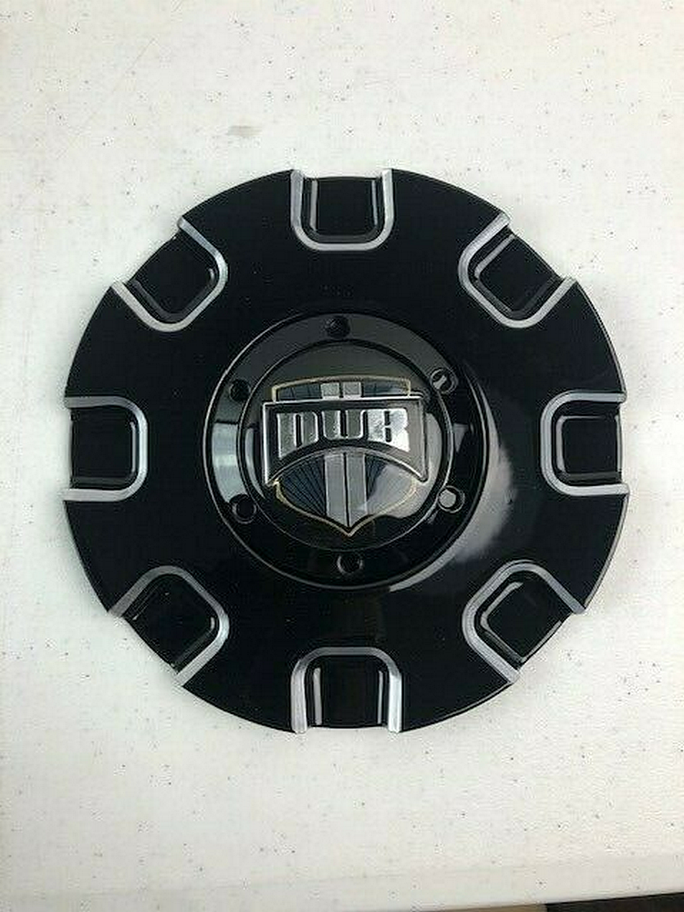 DUB 1PC DUB STACKS Center Cap-GLOSS Black MILLED - 32300-15BME product image