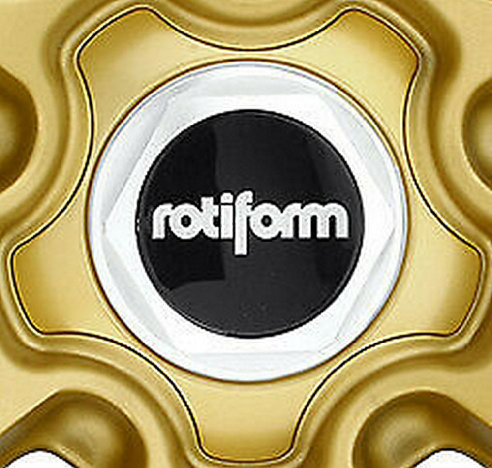 Rotiform LSR Center Cap PLATE-SATIN GOLD - 33410-15SG product image