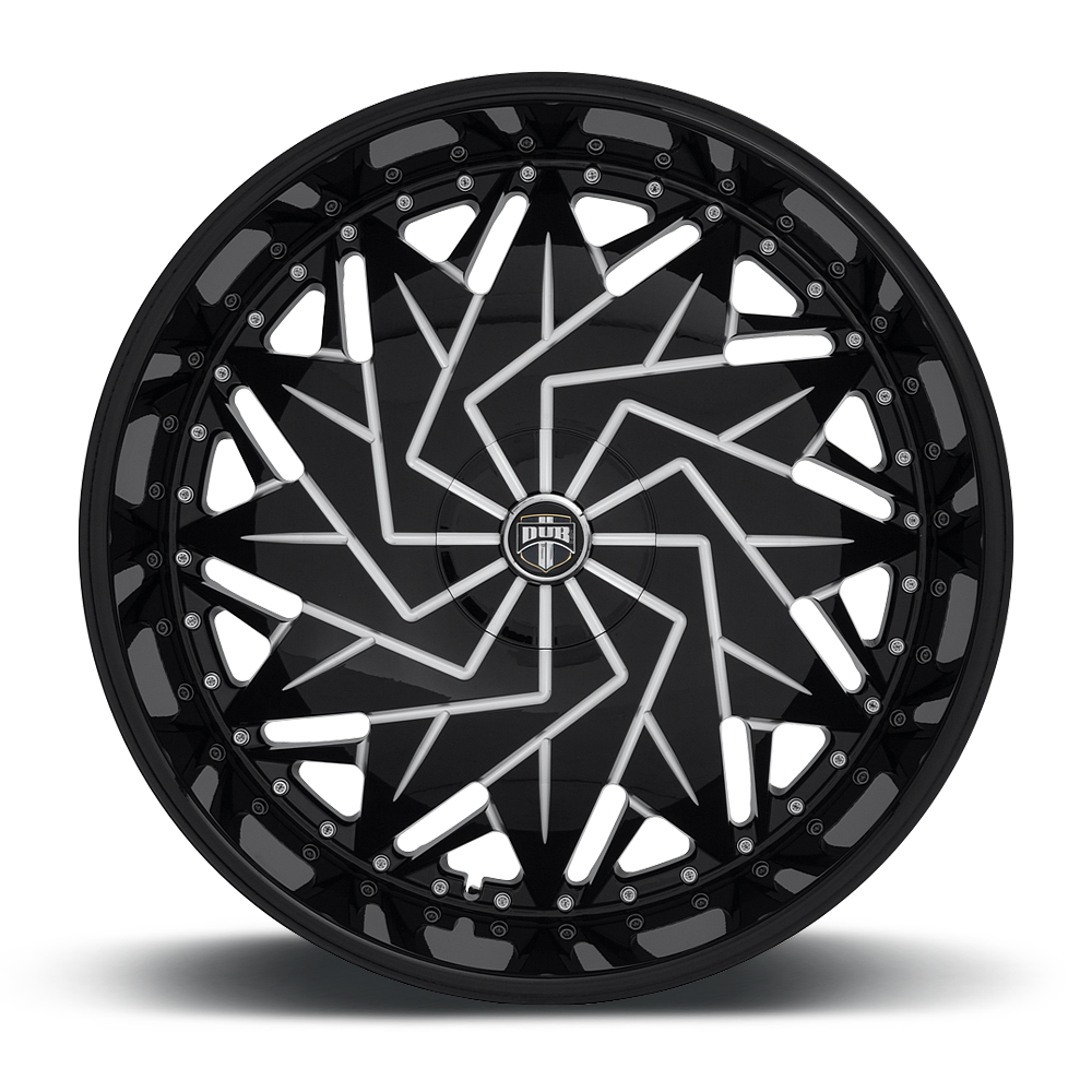 DUB 1PC DUB DAZR Center Cap-GLOSS Black MIL - 38330-15NBL product image