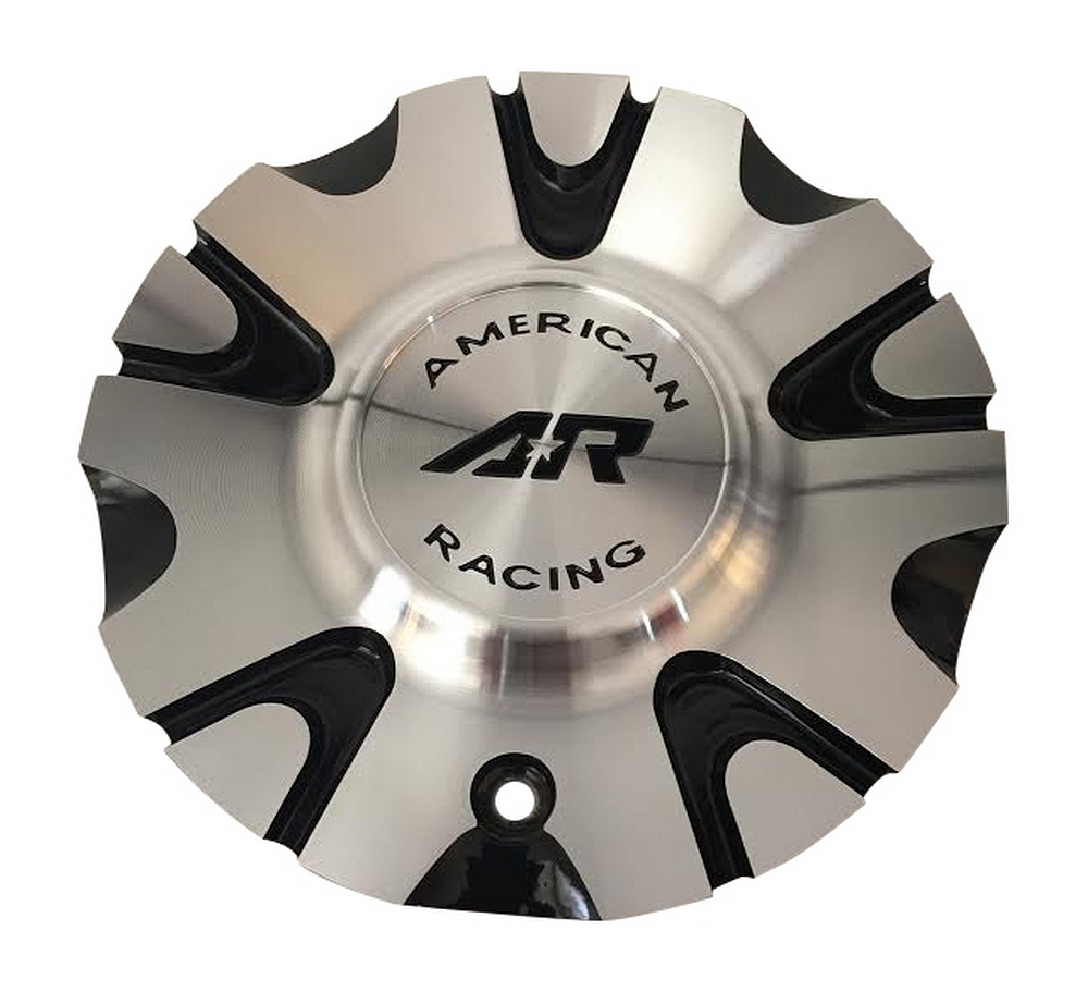 American Racing AR 897 Center Cap ALUMINUM Black MACHINED - 489L177BAL product image