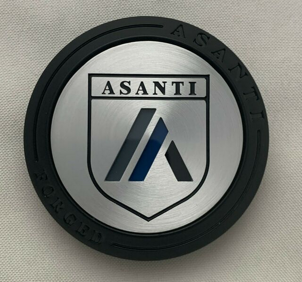 Asanti Black ABL PLASTIC Center Cap (NEW LOGO) - SILVER - ABLCAP-SL product image
