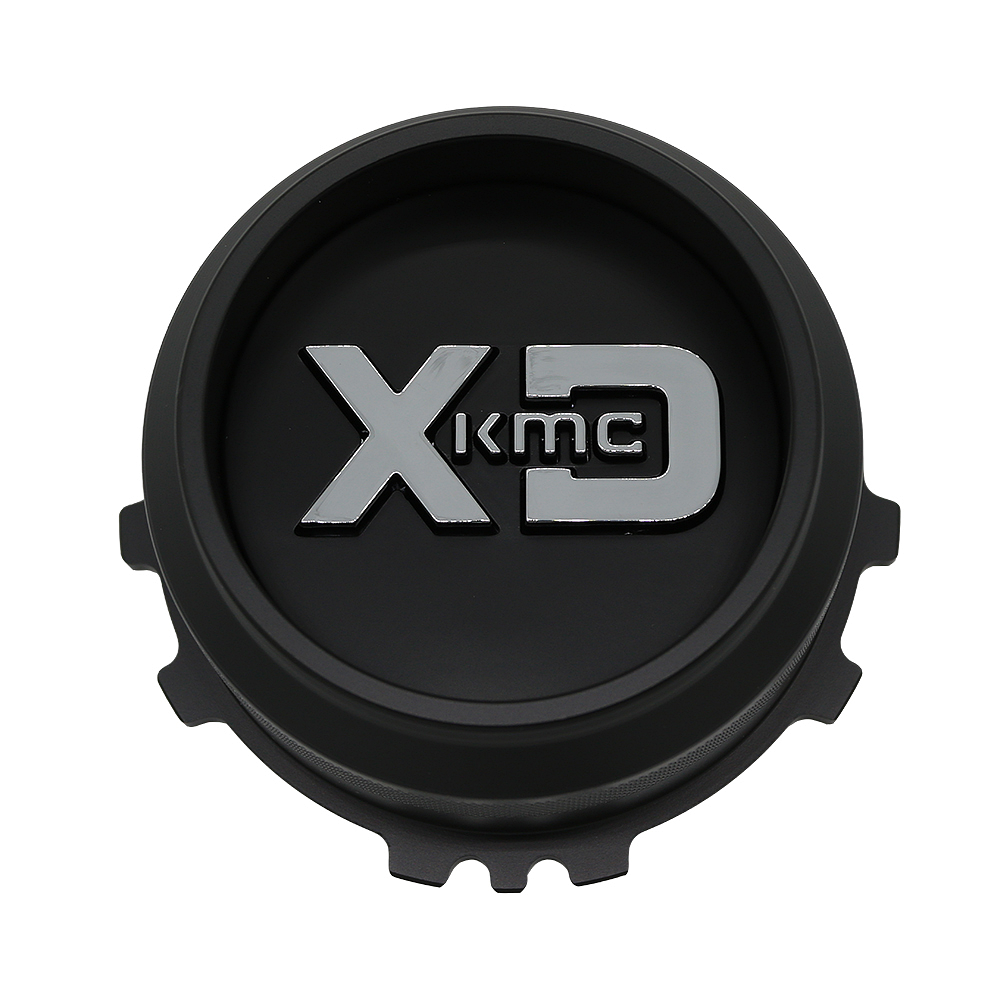 XD FORGED 5X5 Aluminum CTR Piece Satin Black LOGO 2 Center Cap - F-XDAL121CP1-2-SB product image