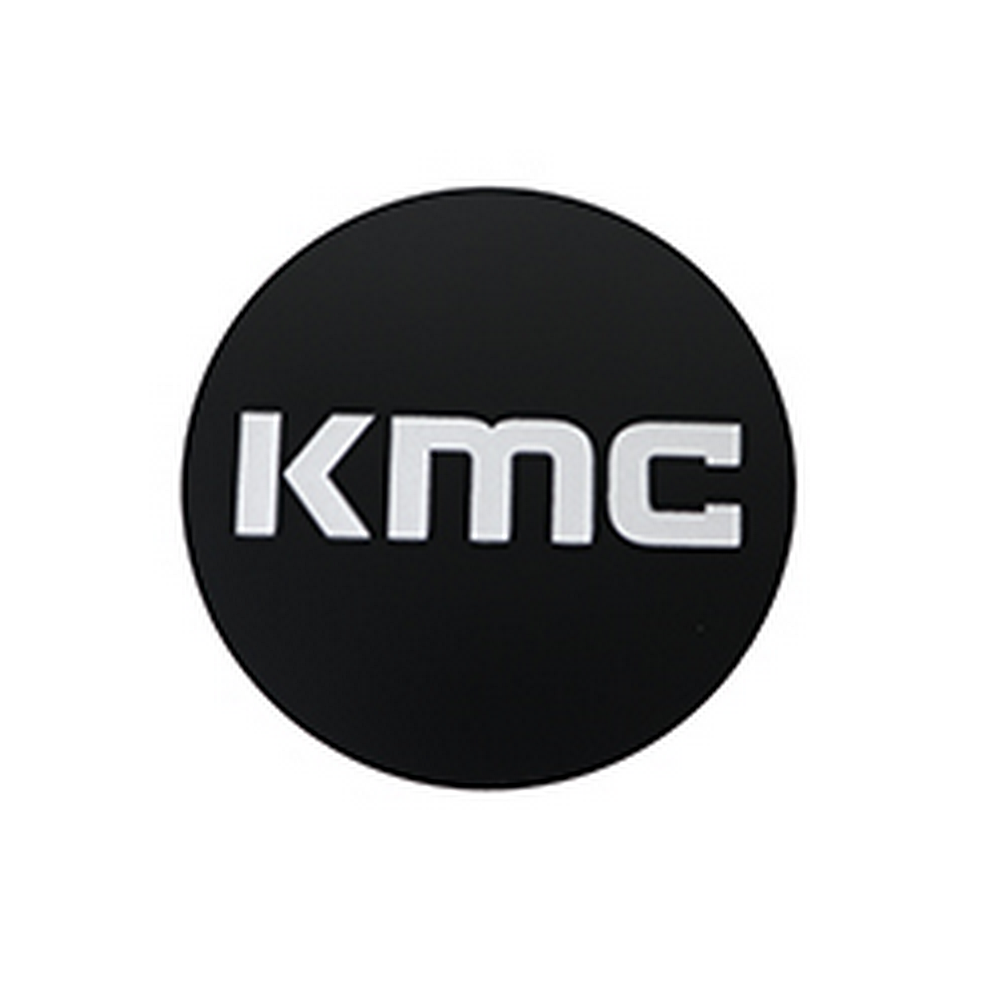 KMC KM704 Center Cap SNAP IN - S-Black WHITE LOGO - KM704CAPB-SB product image
