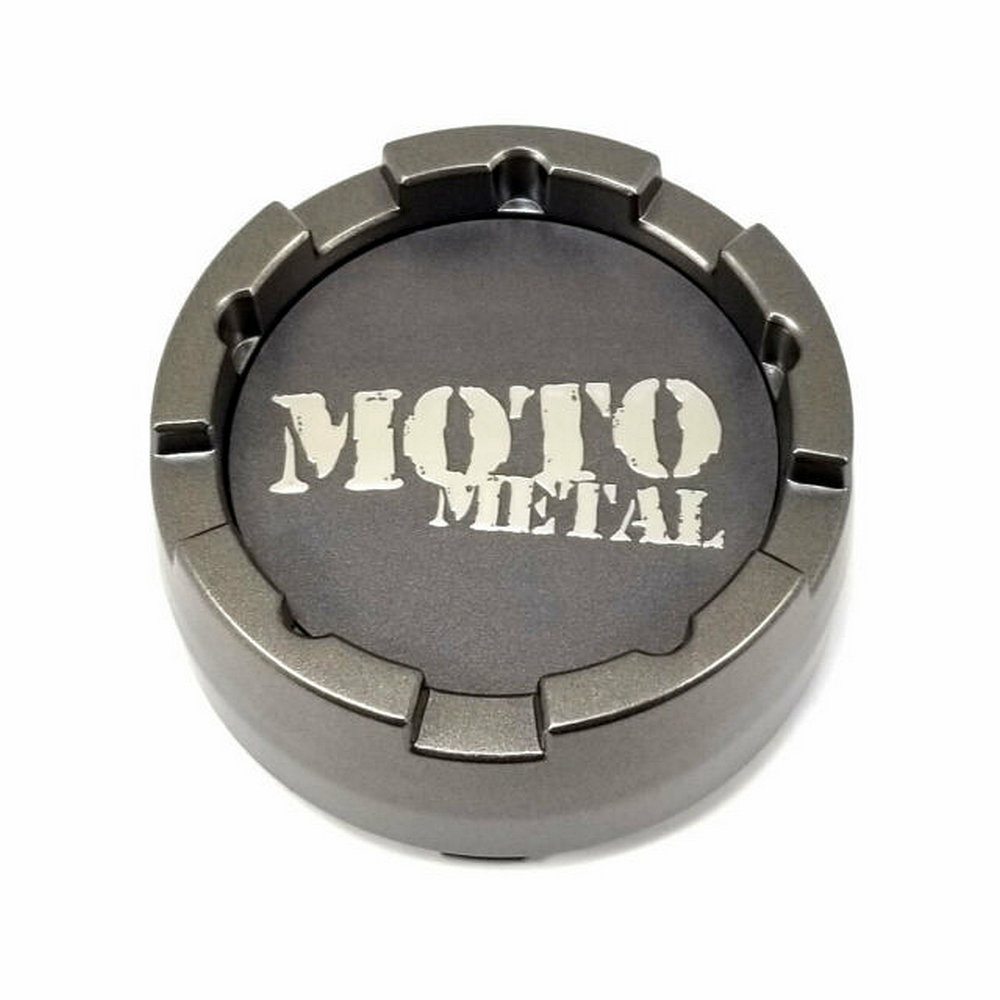 Moto Metal MO983 Center Cap SNAP IN 8 LUG - SATIN Gray - MO983CAPB3-SG product image