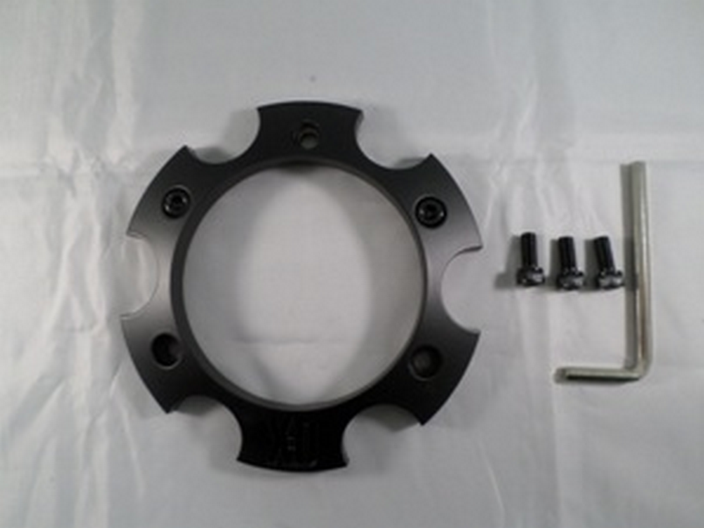 XD 6X135 Aluminum BASE PIECE S-Black Center Cap - XD1406BASE-SB product image