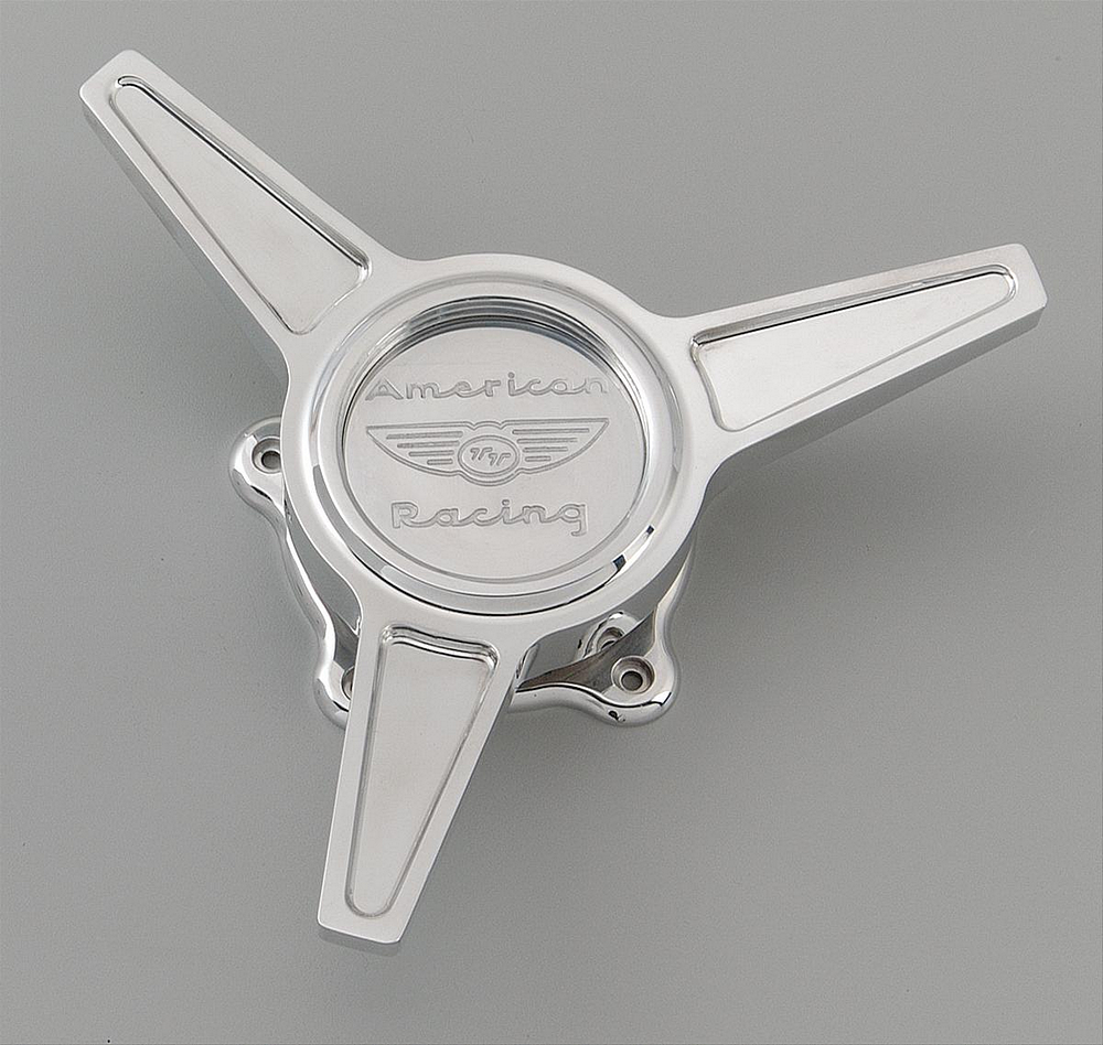 American Racing VN TT TRI BAR POLISHED SPINNER Center Cap - 41054031B1 reference image