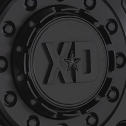 XD Center Cap BOLT-ON (Satin Black/Gloss Black/BK) - 20" ONLY - M-1052-S2 reference image