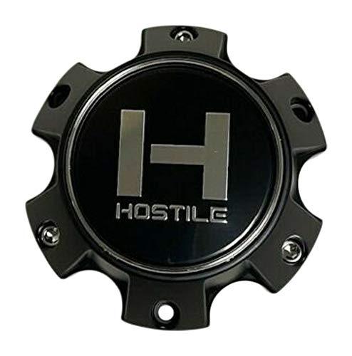 Hostile Wheels Satin Black Wheel Center Cap HC6003 reference image