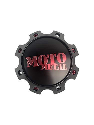 Moto Metal Wheels 1079L170SGBMO1RC 1079L170-H42-1 Satin Black Center Cap with Red Lettering reference image