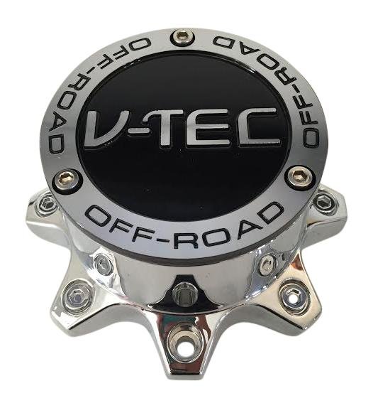 V-Tec Wheels C394-8-CAP Chrome Wheel Center Cap reference image