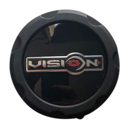 Vision Wheel C398SB-8V C622204 Matte Black Center Cap reference image