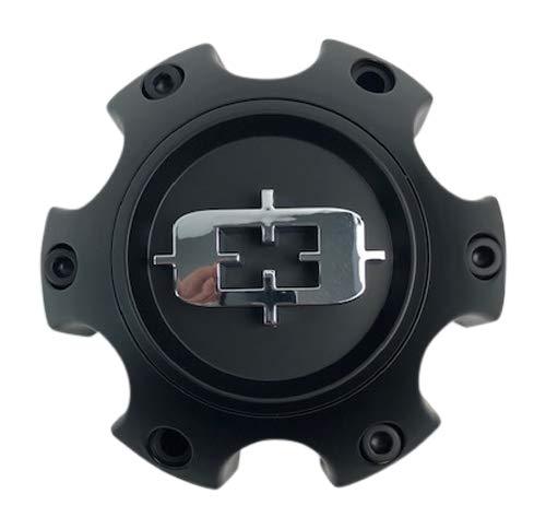 Vision Wheels C415SB-6V Satin Black Wheel Center Cap C415-EC reference image