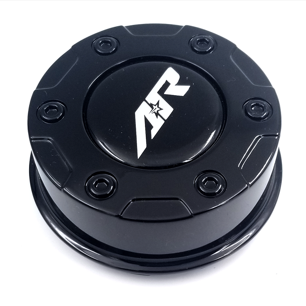 American Racing AR Center Cap 3.26'' Black SNAP IN AR LOGO - 000000001326106941 product image