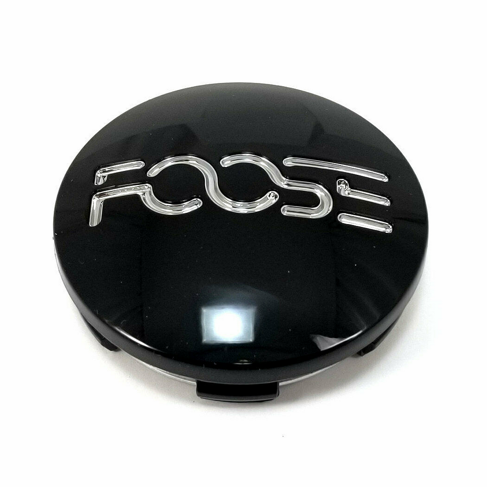 Foose 1PC FOOSE GLOSS Black 2.47" SNAP IN Center Cap - 1001-13B product image
