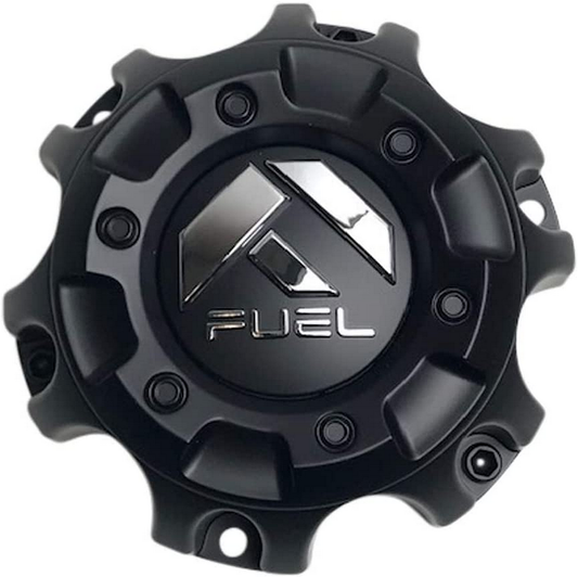 Fuel 1PC FUEL MATTE Black 6 LUG Center Cap-SHORT (1.35") - 1001-58B product image