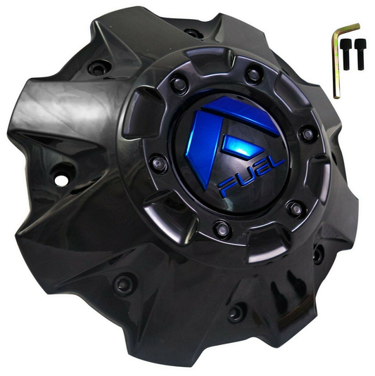 Fuel 1PC FUEL Center Cap 5/6 LUG G-Black BLUE COVER - 1001-63GBK product image