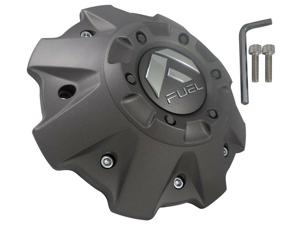 Fuel 1PC FUEL GUNMETAL COVERED Center Cap 5/6 LUG - 1001-63V product image