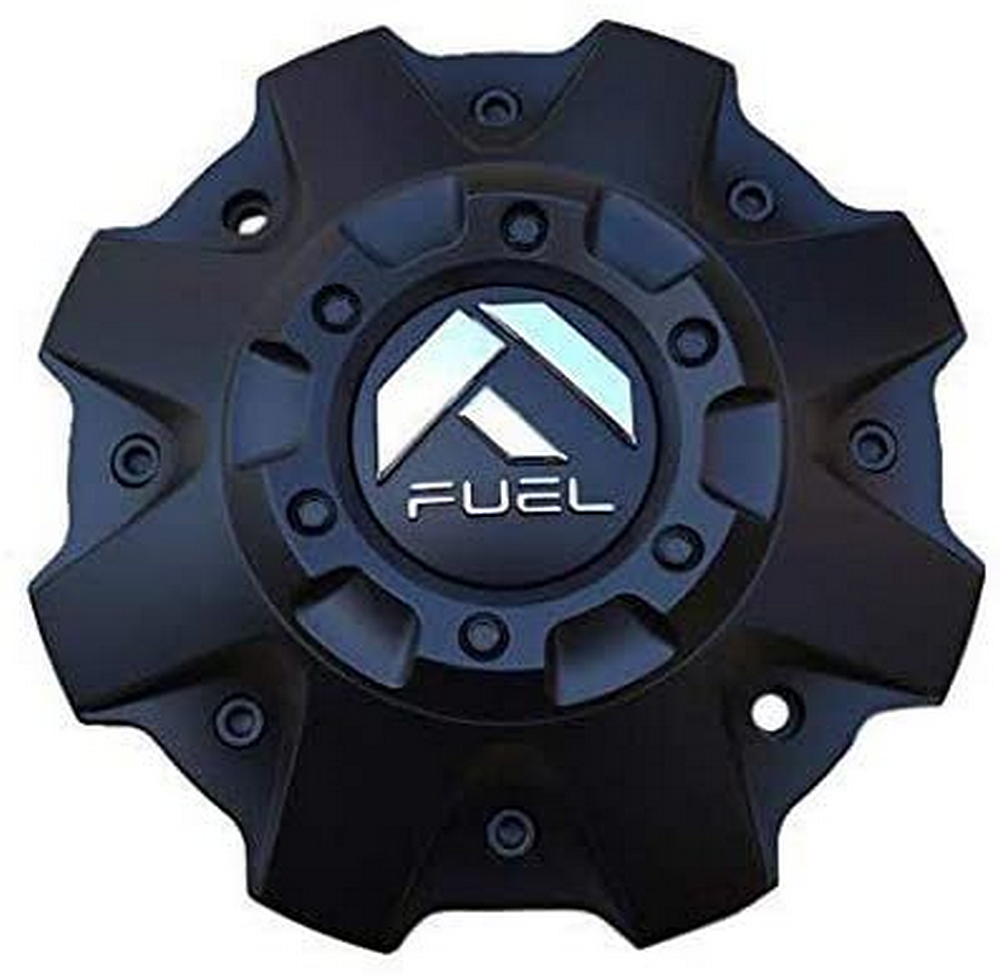 Fuel 1PC FUEL MATTE Black COVERED Center Cap-SHORT - 1001-79B product image