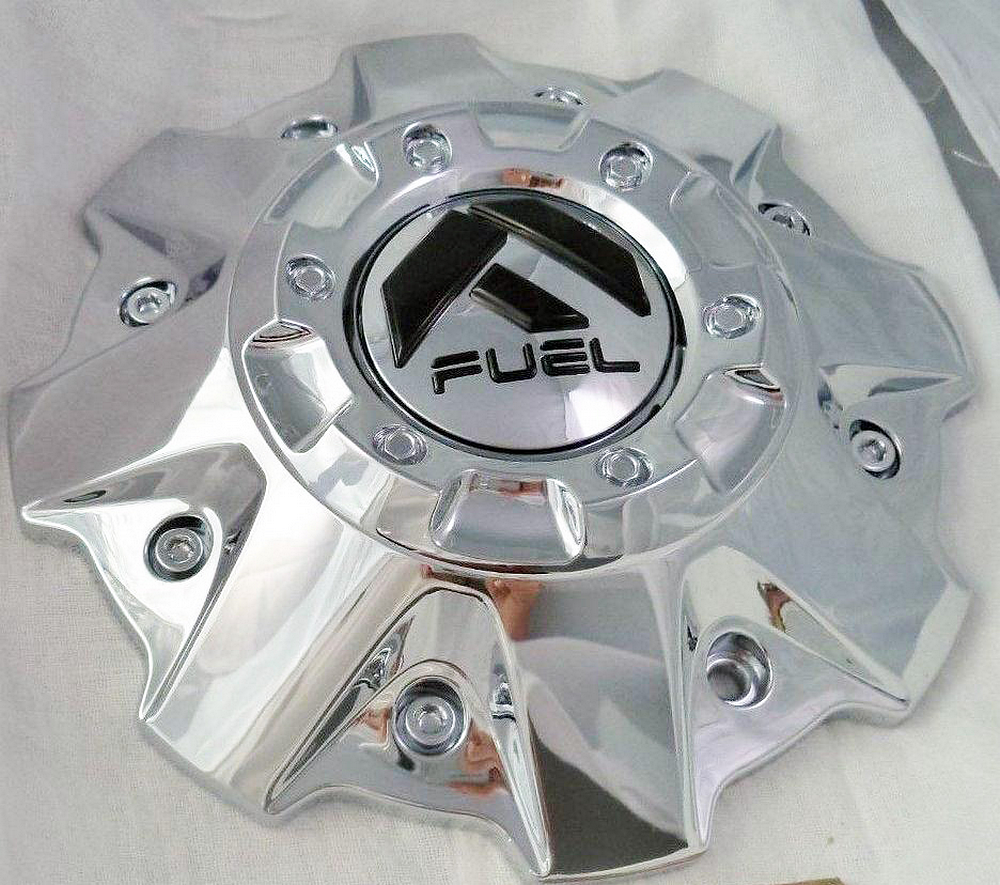 Fuel 1PC FUEL 5/6 LUG Chrome Center Cap (FLAT BOTTOM) - 1001-81 product image