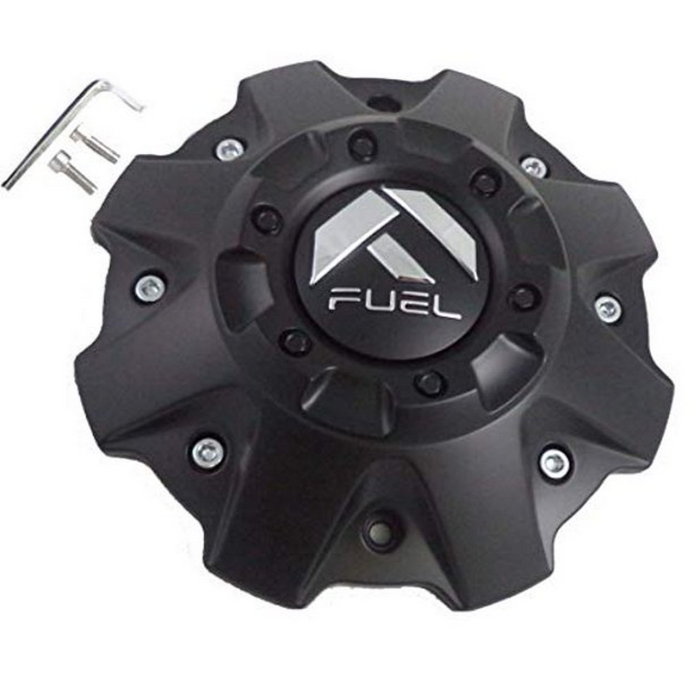 Fuel 1PC FUEL 5/6 LUG MT-Black Center Cap (FLAT BOTTOM) - 1001-81MB product image