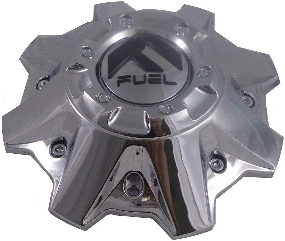 Fuel 1PC FUEL 8 LUG Chrome Center Cap (FLAT BOTTOM) - 1001-83 product image