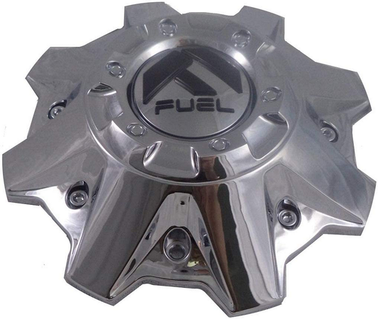 Fuel 1PC FUEL 8 LUG Chrome Center Cap (FLAT BOTTOM) - 1001-83 product image