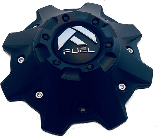 Fuel 1PC FUEL 8 LUG MATTE Black Center Cap (FLAT BOTTOM) - 1001-83MB product image
