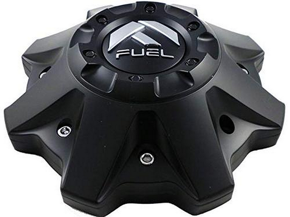 Fuel 1PC FUEL 8L FLAT BOTTOM MATTE Black Center Cap - 1002-49B product image