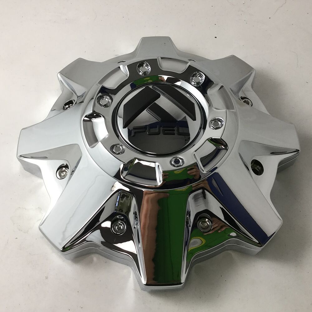 Fuel 1PC FC Center Cap LUG-COVER (Chrome) W/ RISER - 1002-53 product image