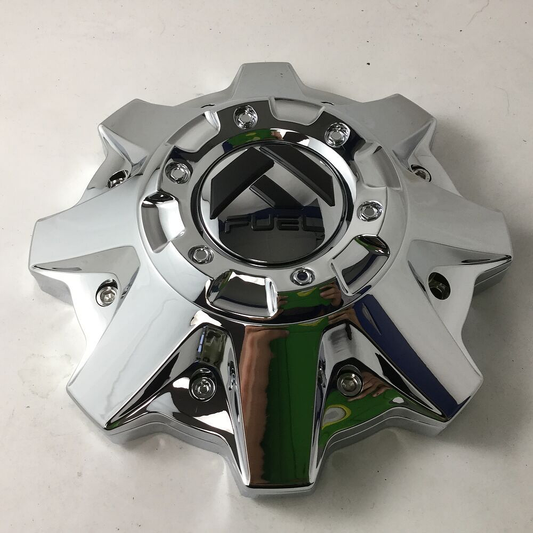 Fuel 1PC FC Center Cap LUG-COVER (Chrome) W/ RISER - 1002-53 product image