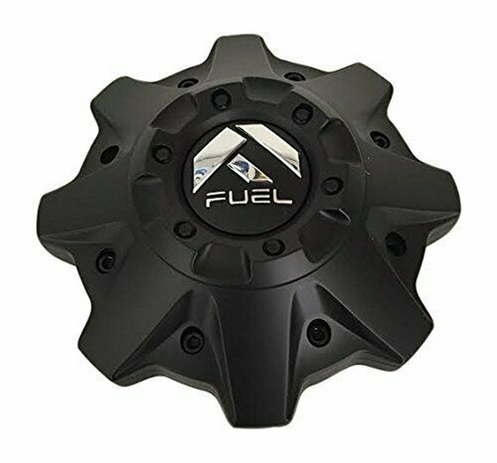 Fuel 1PC FC Center Cap LUG-COVER (Matte Black/Chrome/Matte Black) W/ RISER - 1002-53BR product image