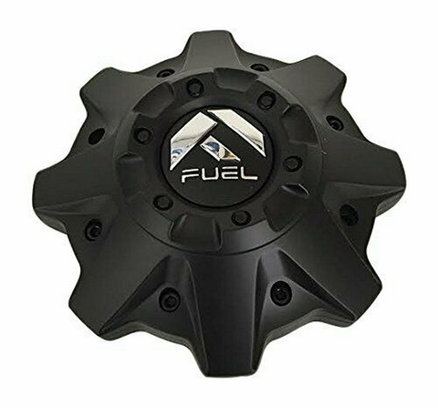 Fuel 1PC FC Center Cap LUG-COVER (Matte Black/Chrome/Matte Black) W/ RISER - 1002-53BR product image