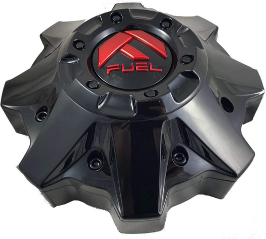 Fuel 1PC FUEL 8LUG Center Cap- GLOSS Black/Red - 1002-53GBQ product image