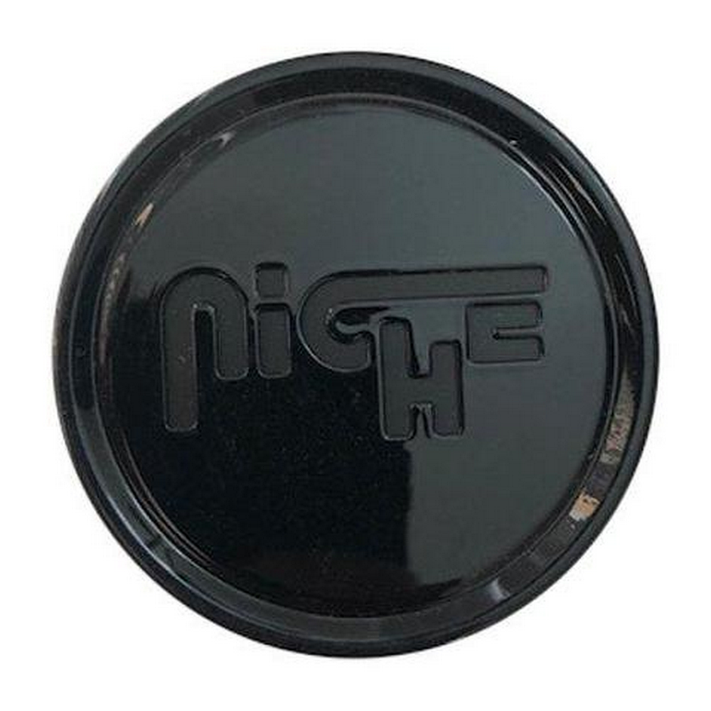 Niche 1PC NICHE 2.70"FLAT Center Cap-GL-Black W/ MATTE LOGO - 1003-22GBL product image