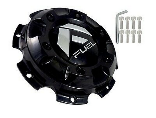 Fuel 1PC FUEL DUALIE Center Cap-FRONT Gloss Black FOR 92/93 - 1003-37GB product image