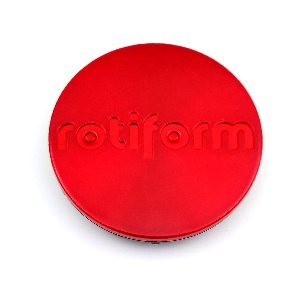 ROTIFORM 2.36" SNAP IN Center Cap-CANDY Red/Red - 1003-40R product image
