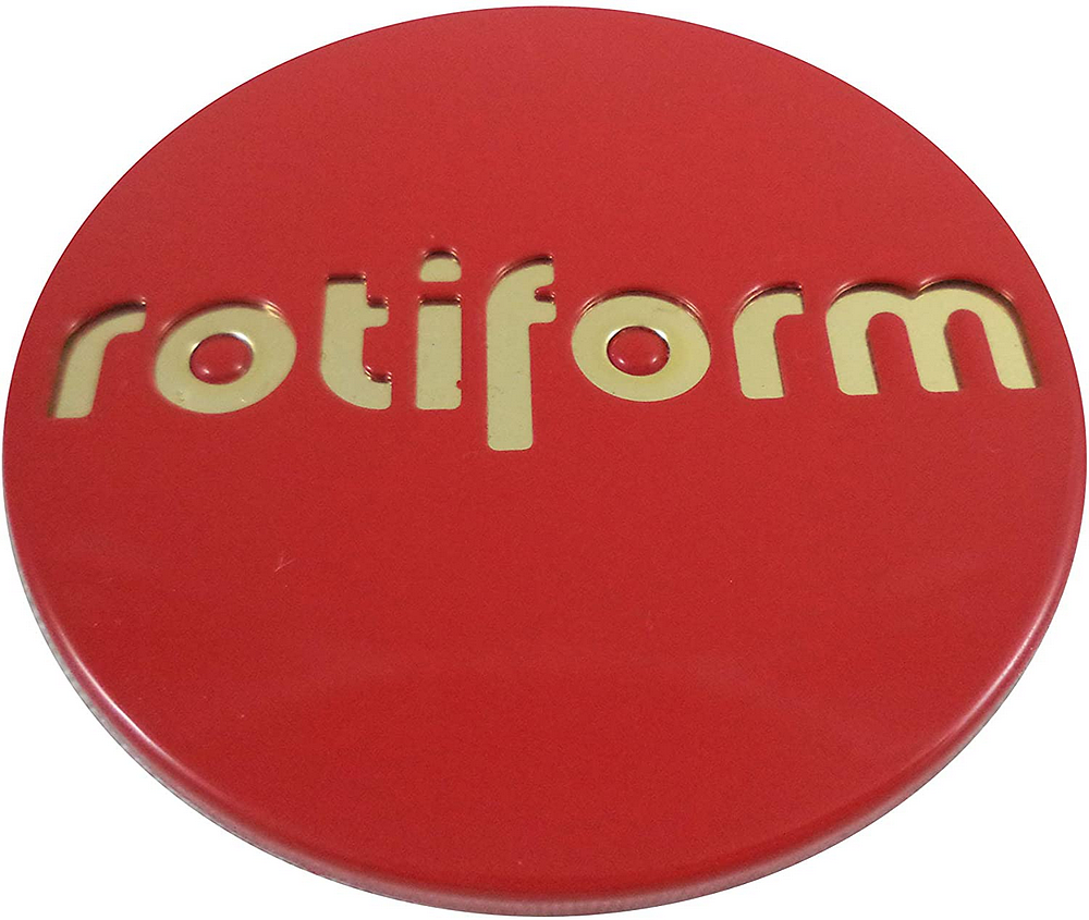 ROTIFORM 2.36"SNAPIN Center Cap-Red W/GOLD LOGO - 1003-40RG product image
