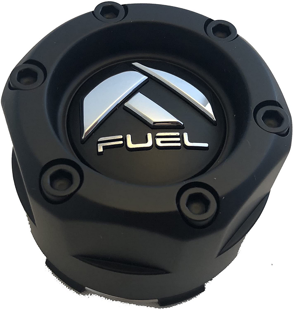 Fuel 1PC FC Center Cap SNAP-IN (Matte Black/Chrome) OD 80.6 ID 79.4 - 1003-47MB product image