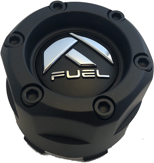 Fuel 1PC FC Center Cap SNAP-IN (Matte Black/Chrome) OD 80.6 ID 79.4 - 1003-47MB product image