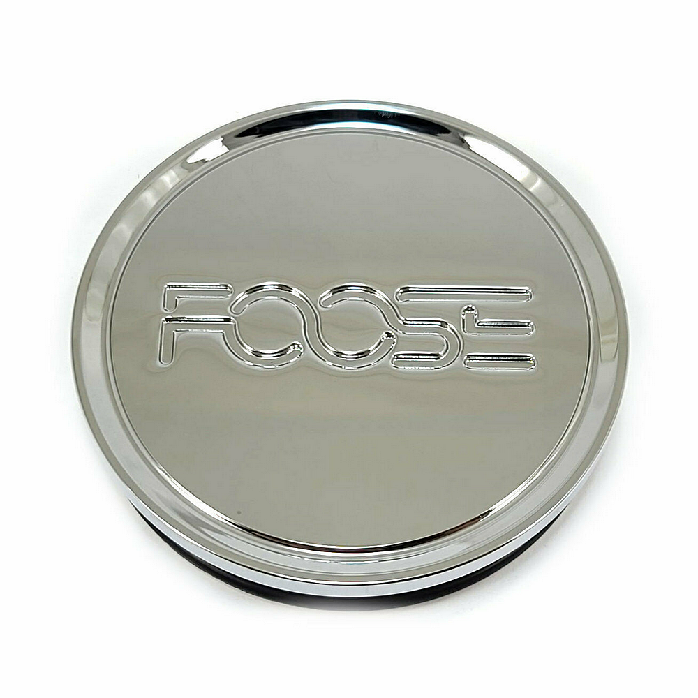 Foose 1PC FOOSE 2.95" FLAT Center Cap-Chrome - 1003-54 product image