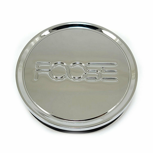 Foose 1PC FOOSE 2.95" FLAT Center Cap-Chrome - 1003-54 product image