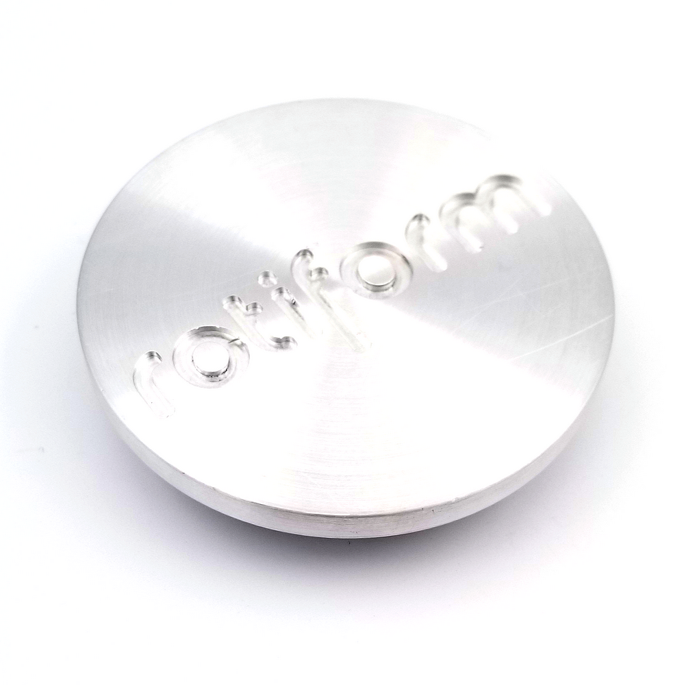 ROTIFORM 3.01" FLAT O-RING Center Cap-BRUSHED - 1003-58 product image