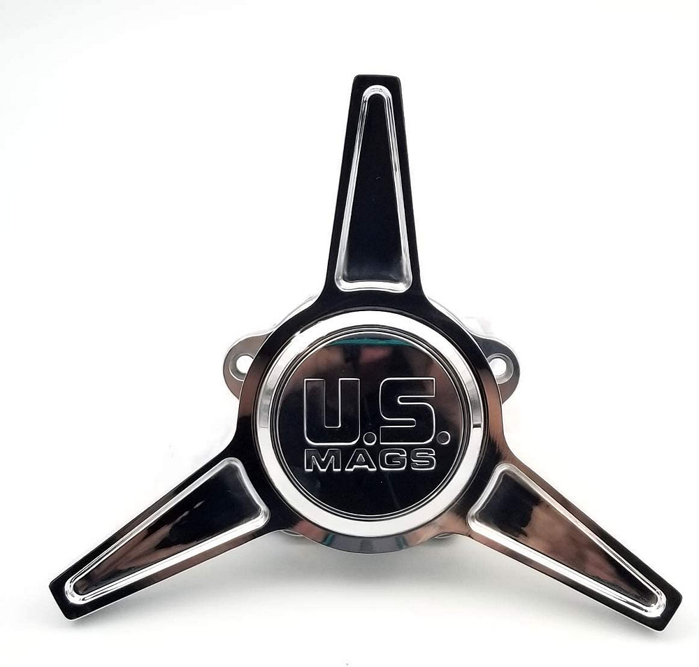US Mag 1PC 3 WING KNK OFF US MAGS DOG EAR(1002-06) Center Cap - 1003-63-06H product image