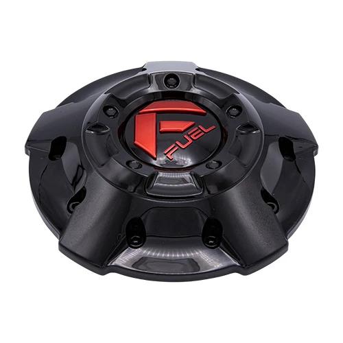 Fuel 1PC FUEL FIVE BAR COVER Center Cap-GL-Black Red TINT - 1003-81GBQ product image
