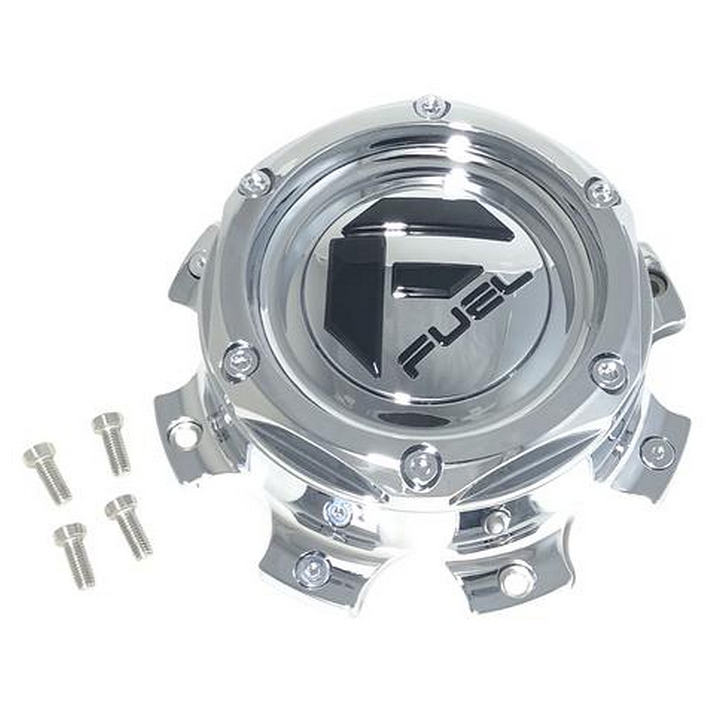 Fuel 1PC FC Center Cap BOLT-ON (Chrome/Gloss Black) 8X6.5/170 (2.51) - 1004-08T product image